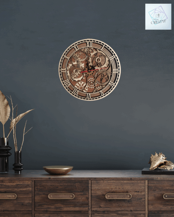 Horloge murale "Gears" – Image 5