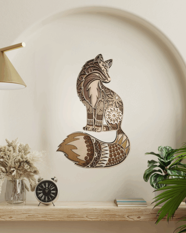 Cadre décoratif multicouche "Renard" – Image 2