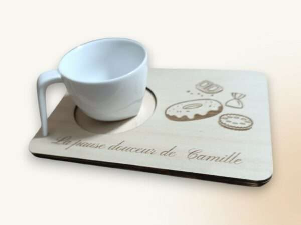 Petit plateau en bois personnalisable