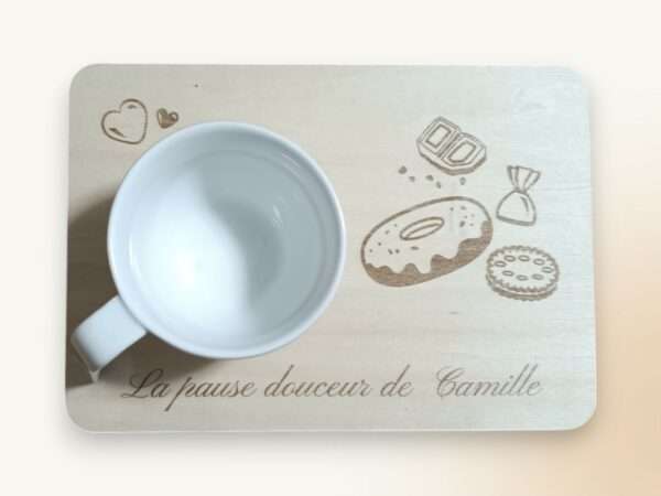 Petit plateau en bois personnalisable – Image 7