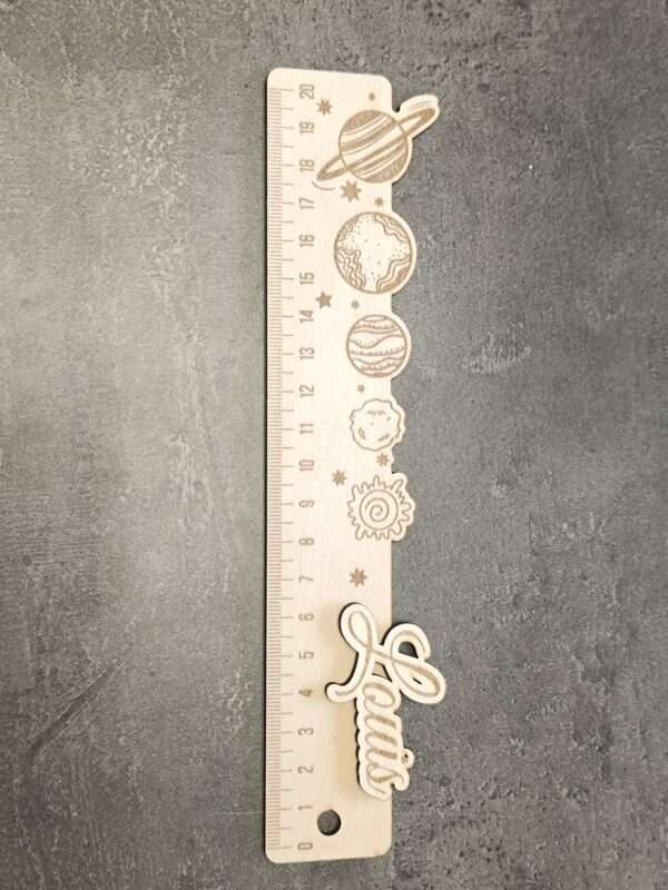 Règle en bois personnalisée – Image 2