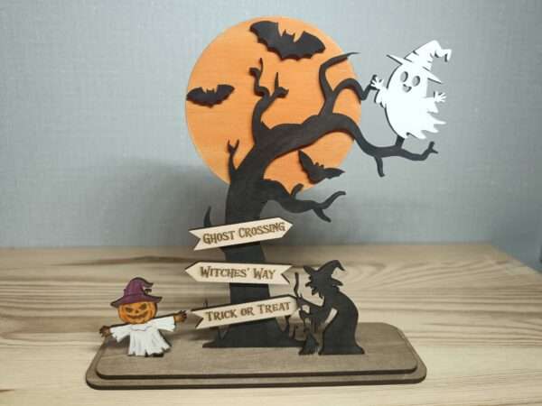 Décorations Halloween en bois – à poser – Image 3