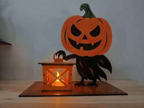 Lanternes Halloween en bois – à poser – Image 13