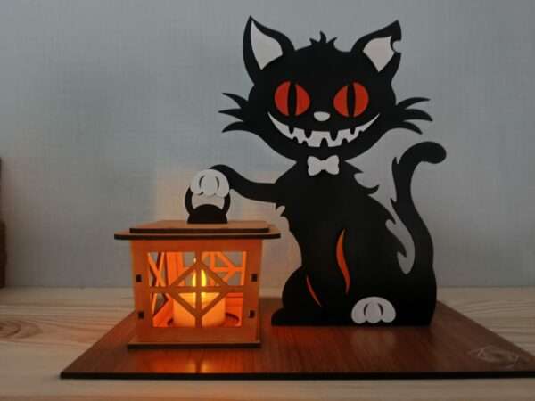 Lanternes Halloween en bois – à poser – Image 7