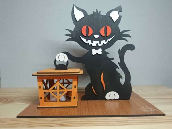 Lanternes Halloween en bois – à poser – Image 2