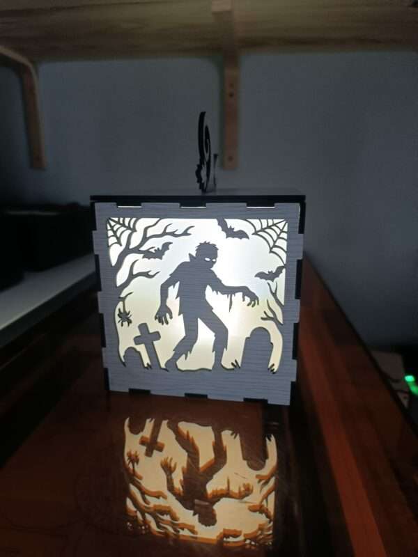 Lanterne Cube décor Zombies – Image 7