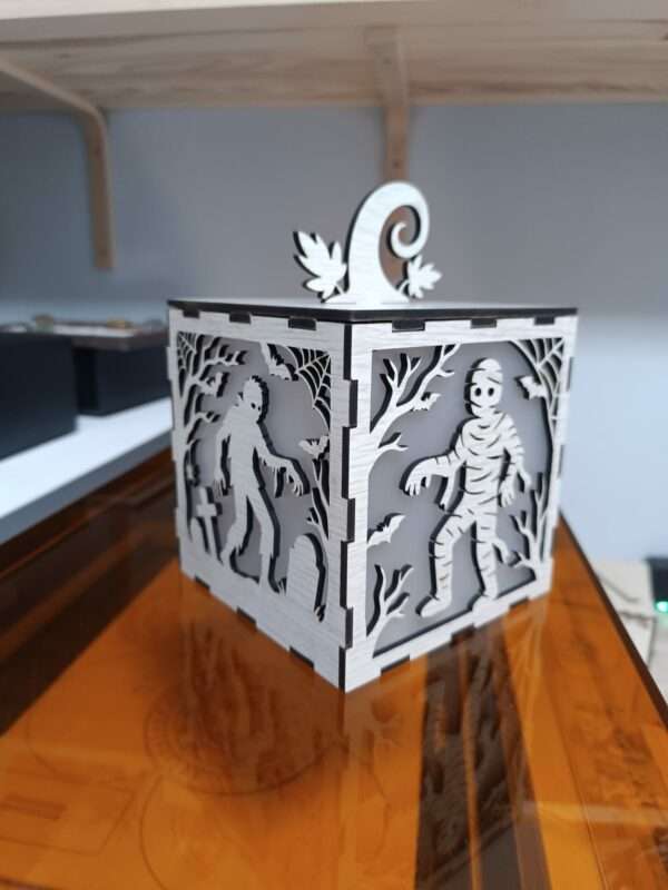 Lanterne Cube décor Zombies – Image 4