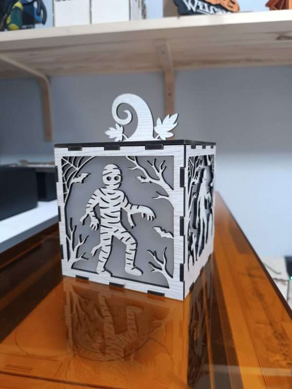 Lanterne Cube décor Zombies – Image 2