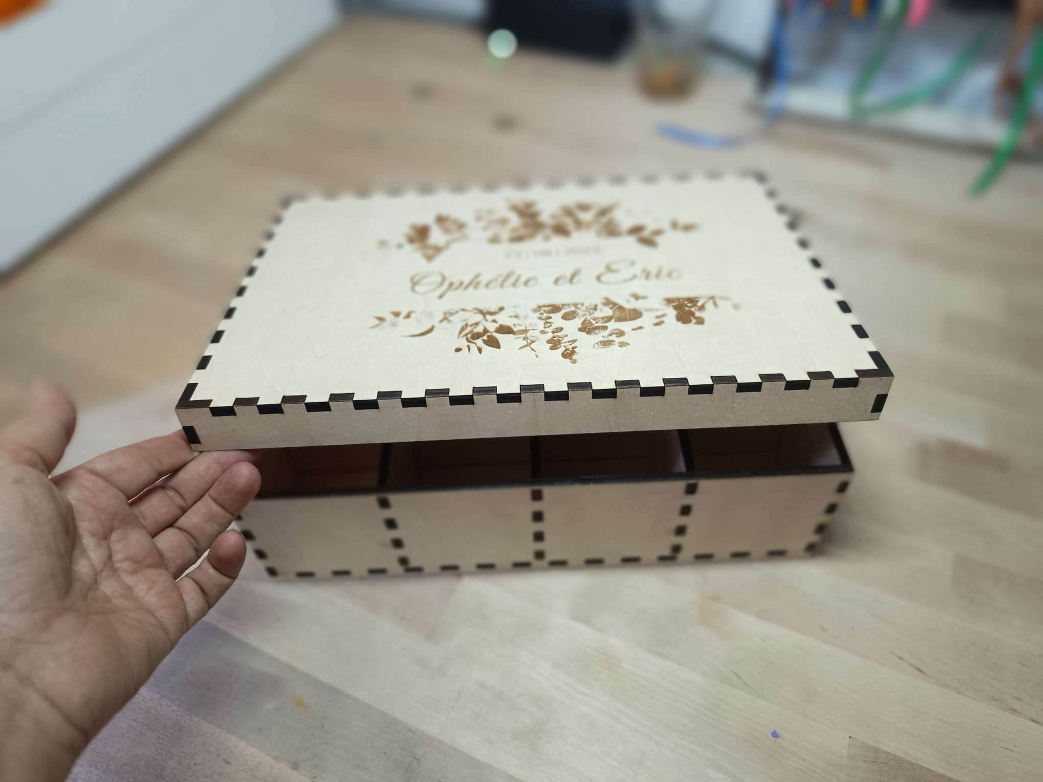 Boîte en bois personnalisable à 100 % – Image 3