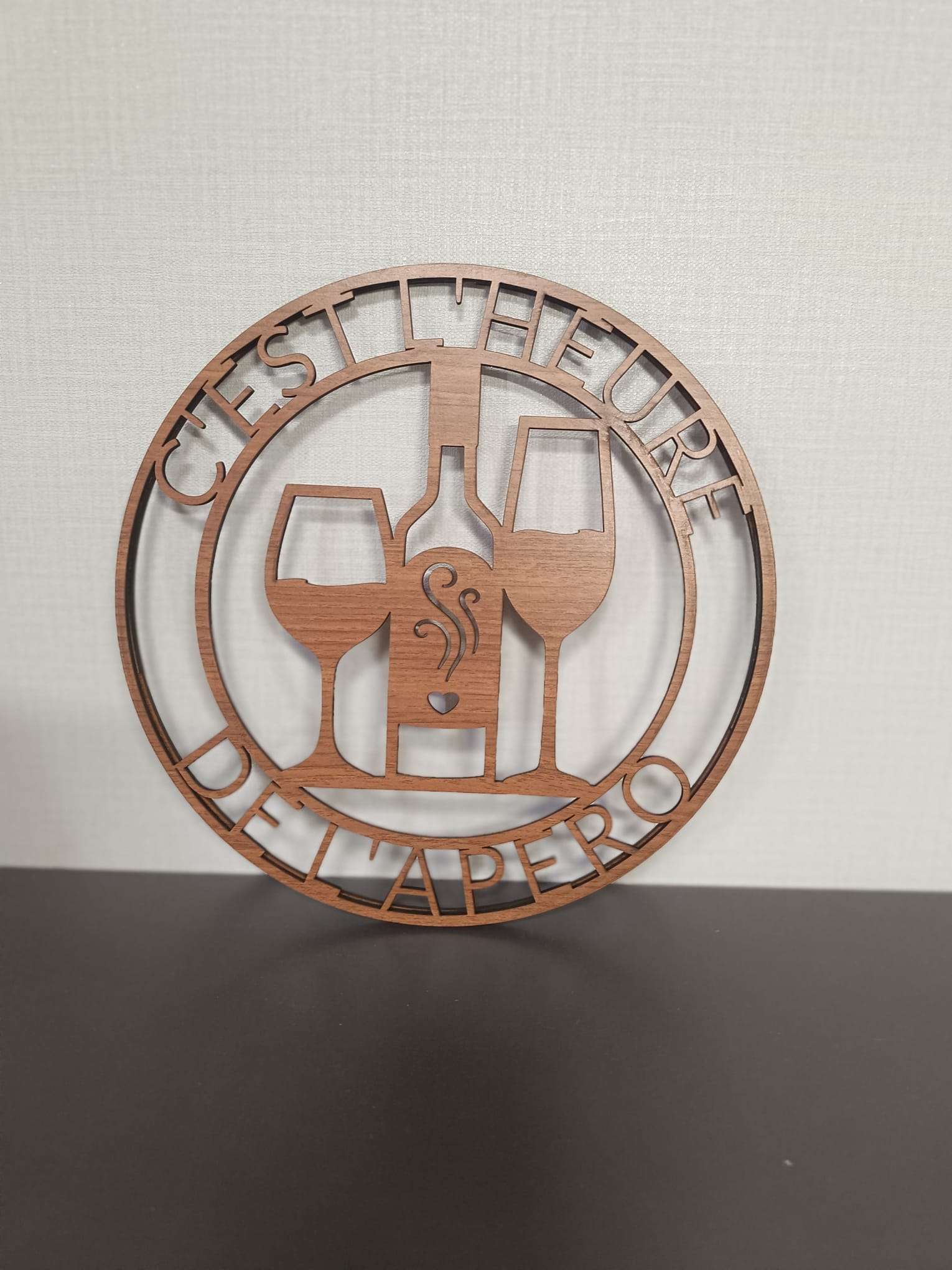 Cadre mural “C’est l’heure de l’apéro” – Image 2