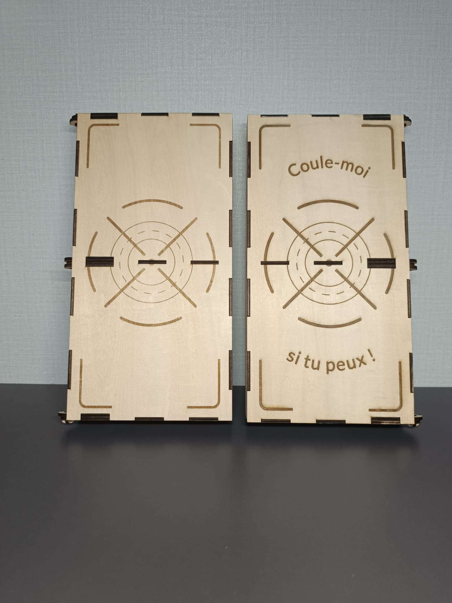 Jeu de société en bois – “Bataille navale” artisanale