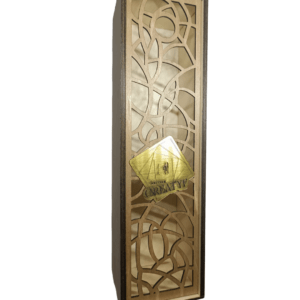 Boîte à vin personnalisée en bois